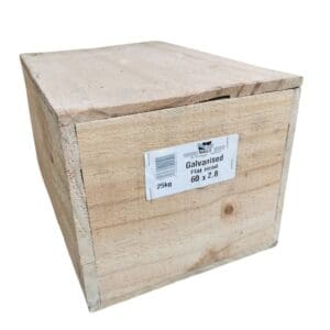 60 x 2.8 Galv Flat Head Nails 25kg