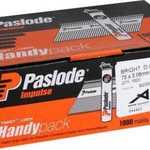 Paslode Imp 75mm Bright H/Pack 1000 Cell