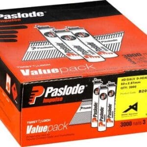 Paslode Imp 50mm Galv Val/Pack 3000 Cells