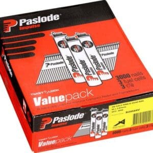 Paslode Imp 65mm Galv Val/Pack 3000 Cells