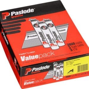 Paslode Imp 75mm Galv Val/Pack 3000 Cells