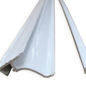 Pvc 4.75mm Bath Moulding 2Pc White 2.4m