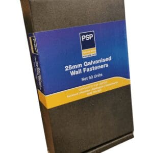 PSP Galv Wall Fasteners 25mm Box 50