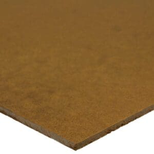 Tempered hardboard is coated with a thin film of linseed oil and then baked-this