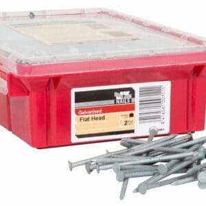 100 x 4.0 Galv Flat Head Nails 2kg