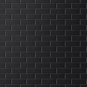 Wallart 2.4 x 1.2 x 3mm New York Black Tile