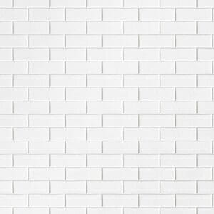 Wallart 2.4 x 1.2 x 3mm New York White Tile