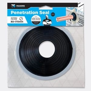 Masons Pipe Penetration Seal 85mm - 170m