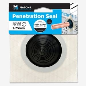 Masons Pipe Penetration Seal 1mm - 75mm