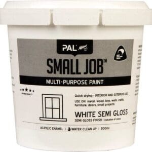 Real Colourz White Semi Gloss 500ml