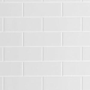 Seratone 2.4 x 1.2 x 4.5mm White Subway Seratone 2.4 x 1.2 x 4.5mm White Subway Tile