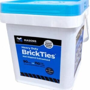 90mm Hot Dipped Galvanised BrickTies QTY