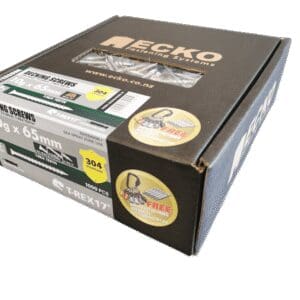 Ecko Decking Screws 304 S/S 10G X 65mm (1000 pack)