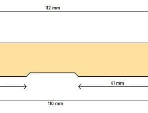 112 x 18 Undershot Door Jamb Untreated 5.4m