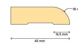 60 x 10 Bullnose Arch H3 FJ