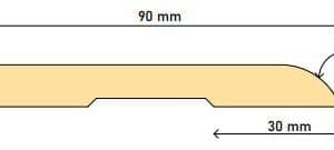 90 x 10 Bullnose Arch H3 FJ