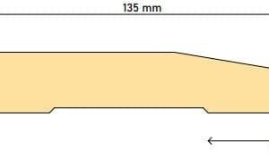 135 x 18 Splayed Arch Unt P/P FJ