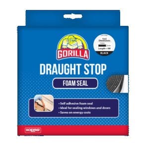 Gorilla Draught Stop 9mm x 6mm x 4m White