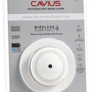 Cavius Wireless Family 10 Year Photoelectric Smoke Alarm