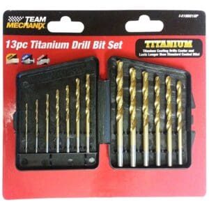 Titanium Drill Bit Set 13pce