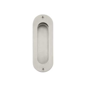 Flush Pull Handle Oval 120 x 40mm S/S