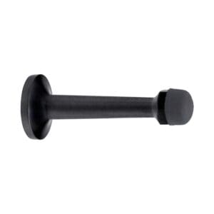 Windsor 75mm Blk Skirting Mount Doorstop