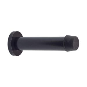 85mm Doorstop Concealed Skirting Fix Blk