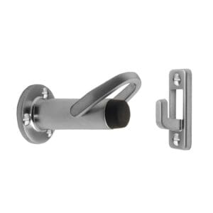 Doorstop/Holder Satin Chrome