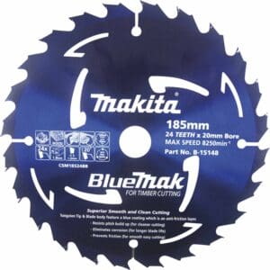 Makita Bluemak Tct Blade 185mm 24T