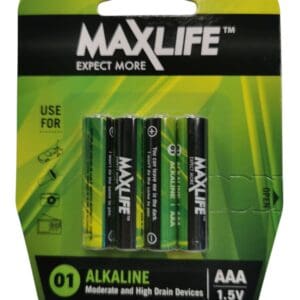 Batteries Aa Max-Life 4Pk
