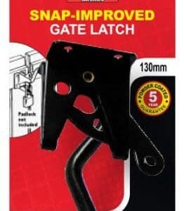 Gate Latch Black Snap DP1