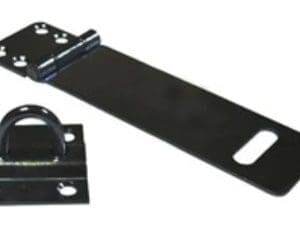Gate Hasp/ Staple 115mm Black dp1