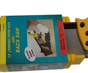 Mitre Box With Backsaw Yellow
