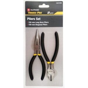 2pc Pack 150mm long/nose Pliers