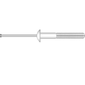 6.5 x 75mm Nylon Anchor 6.5mm x 75mm Mushroom Head Nail-in Nylon Anchor