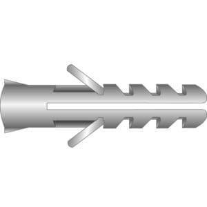 10mm x 50mm Nylon Wall Plug (Suits16g-18g screws)