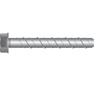 8 x 60mm Galv Screw Bolt 8mm x 60mm Flanged Hex Head Screw Bolt Mech Galv