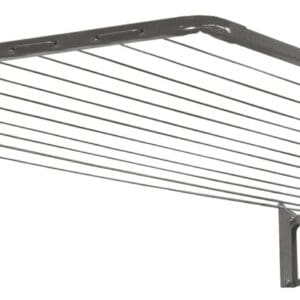 Compact Fold Down 39 3.3m Black Clothesline