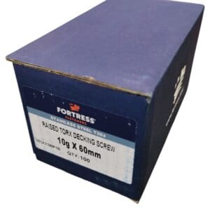 10G x 60 Rsd Csk S/S Torx Deck Screws (100)