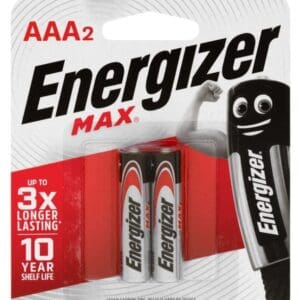 Energizer Max Aaa Batteries 2Pk