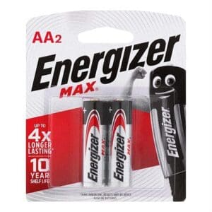 Energizer Max Aa Batteries 2Pk