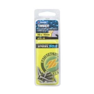 Wood Screw 6G x 15mm Csk Phillips Drive