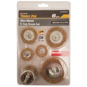6 Pc Wire Wheel Cup Brush Set