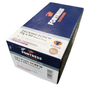 10G x 60 Rsd Csk S/S Deck Screws & Bit (100)