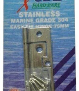 Flush Hinge 75x50 F/P S/S Xcel