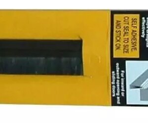 Door Seal Raven Brush Type Silver