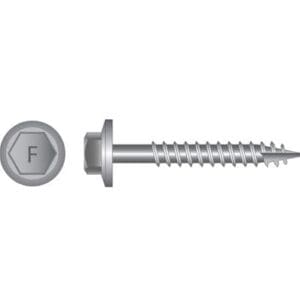 2g -11tpi x 35mm Hex W/F No Neo T17 Screw Stainless Steel T304 250)