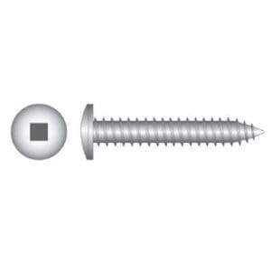 10g x 40mm Pan Square Self Tapper Screw Stainless Steel T304 Jar 100