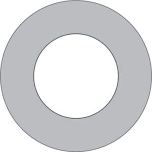 M16 Washer Round Galv 16mm x 34mm x 3mm Round Heavy Washer HD Galv