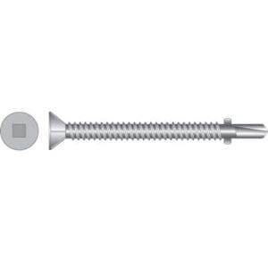 10g-16 tpi x 75mm CSK Square Wingtek Self-Drilling Class 4 (Jar 50)
